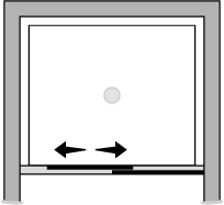 FCNI : Sliding door (alcove)