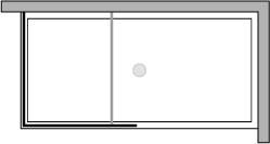VT2LPF8 : 2 fixed sides (corner)