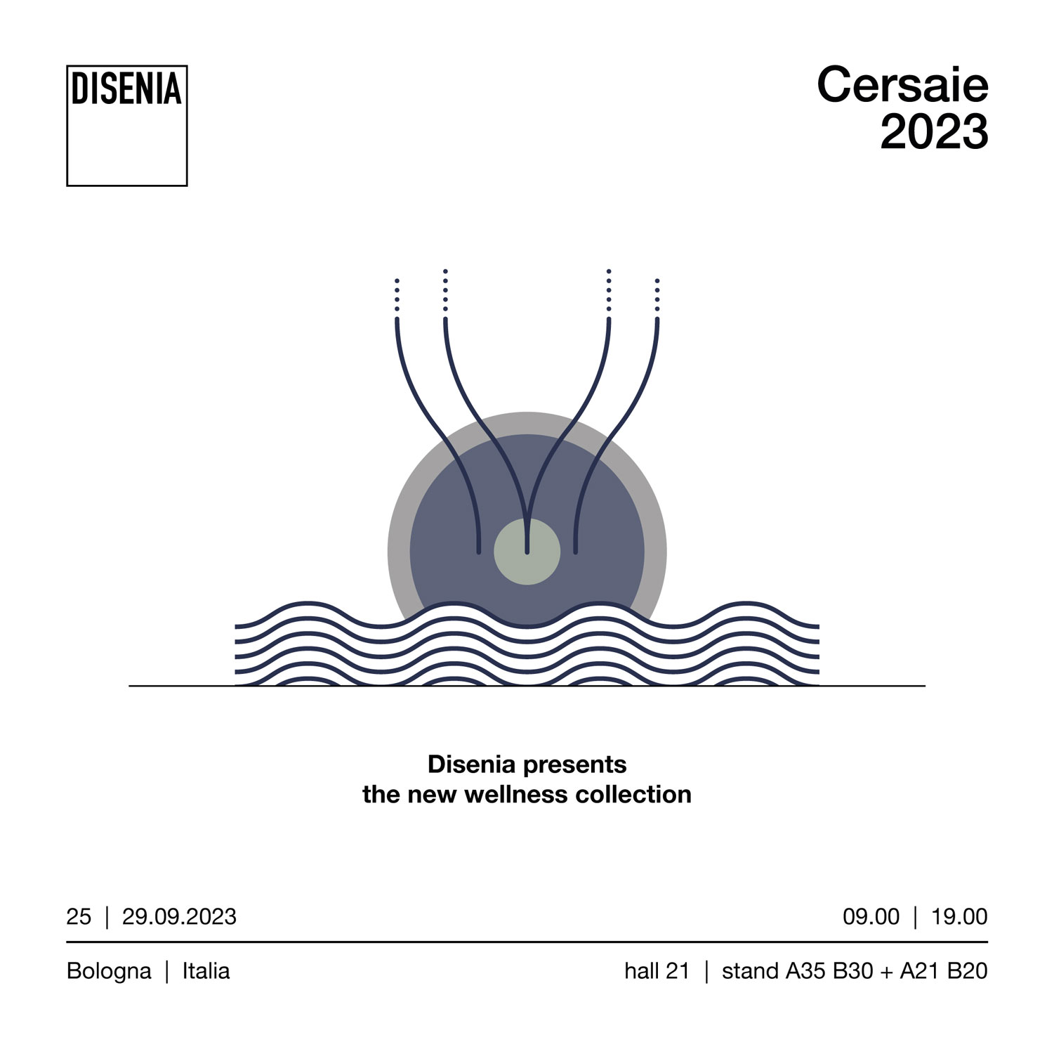 The Wellness Collection at Cersaie 2023 - Disenia