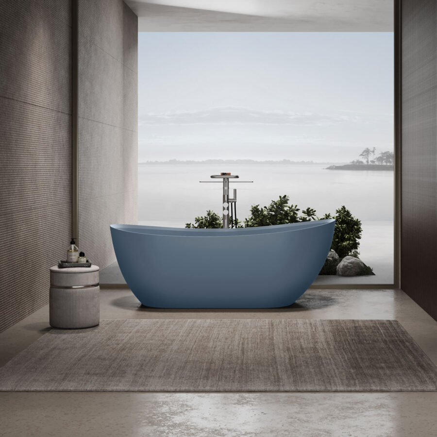 Free-standing bathtubs