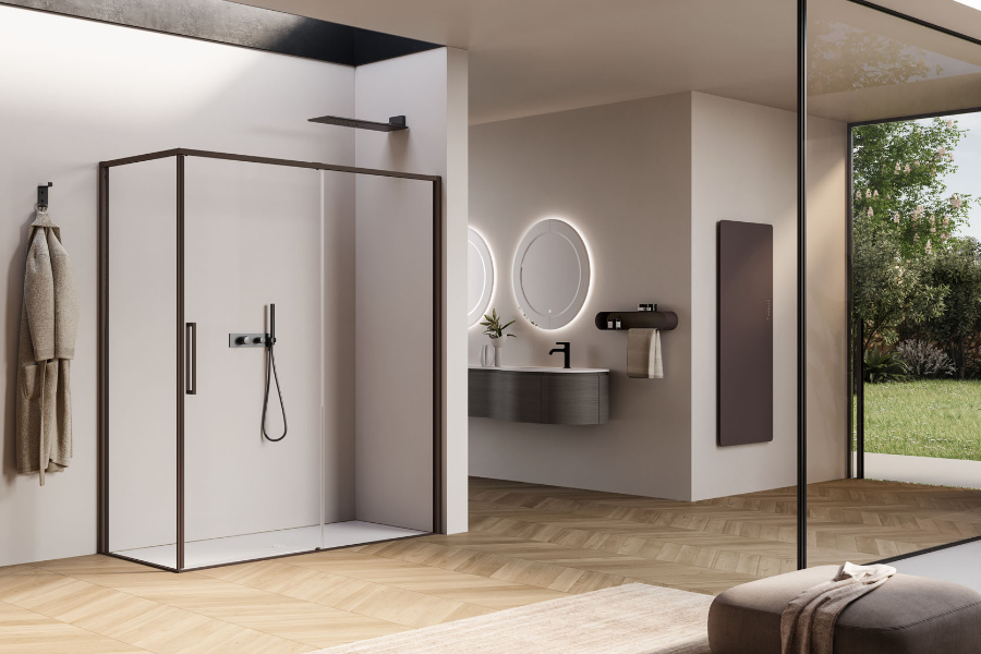 The new Shower Enclosure Collection catalogue presents the shower enclosure as a private sanctuary of harmony and well-being.